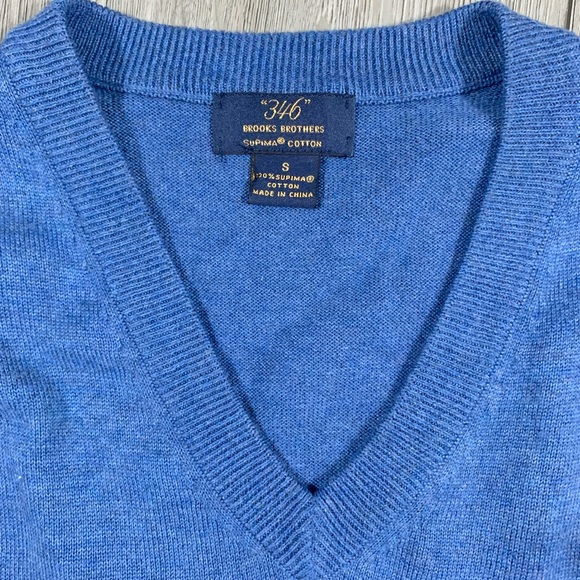 brooks brothers v-neck sweater